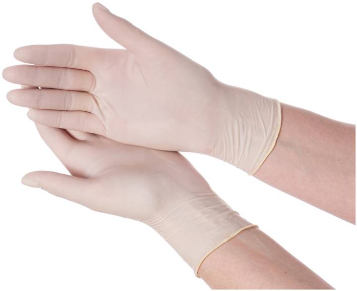 Rękawice lateksowe medyczne - bezpudrowe - 100 sztuk - rozmiar M